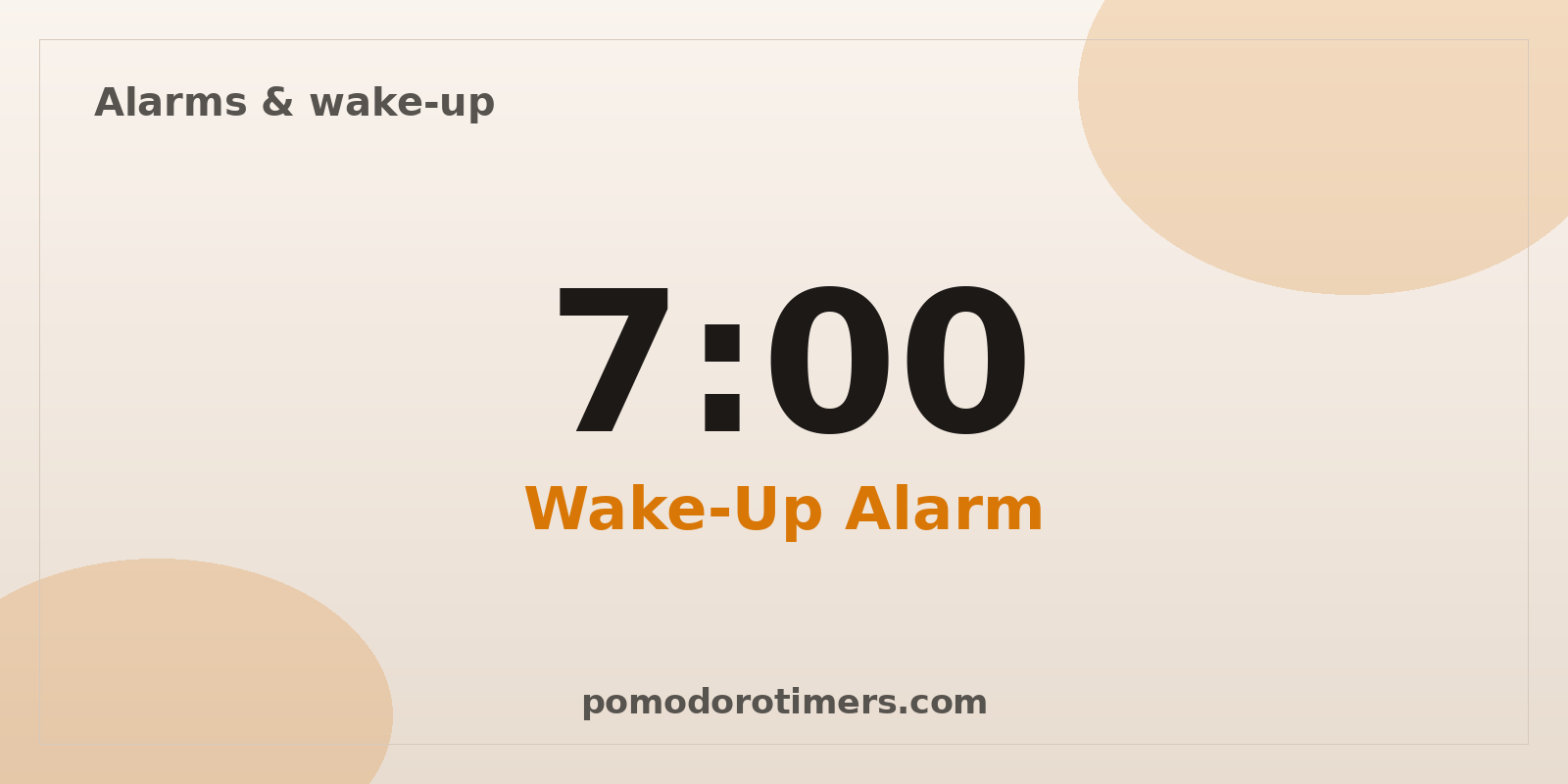 Free online alarm clock for wake-up – browser alarm share card